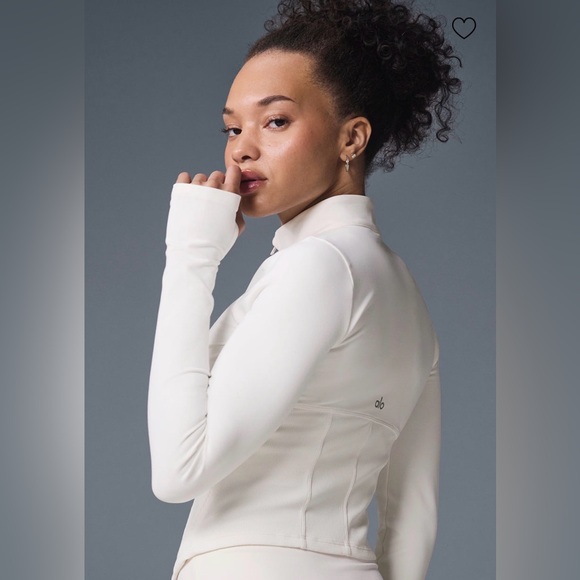 ALO Yoga Tops - Alo Airbrush Corset Full Zip Jacket